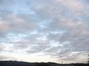画像: 雲が夕陽に映えて