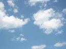 画像: 雲がモコモコ、