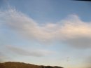 画像: 夕方、流れるような雲