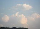 画像: 夕日があたった