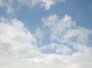 画像: 綿が舞うような雲でした。