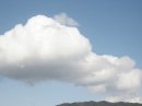 画像: 雲がヌ〜ッと