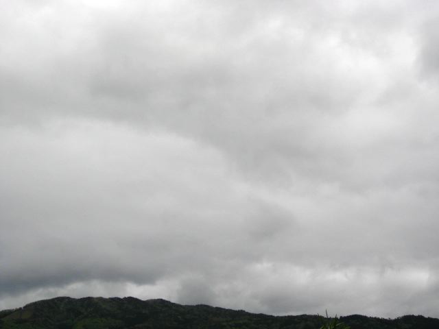 画像: 雨はやんでいましたが
