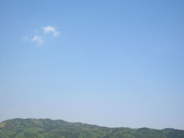 画像: 快晴です。
