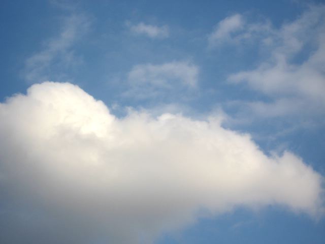 画像: 今日の雲は