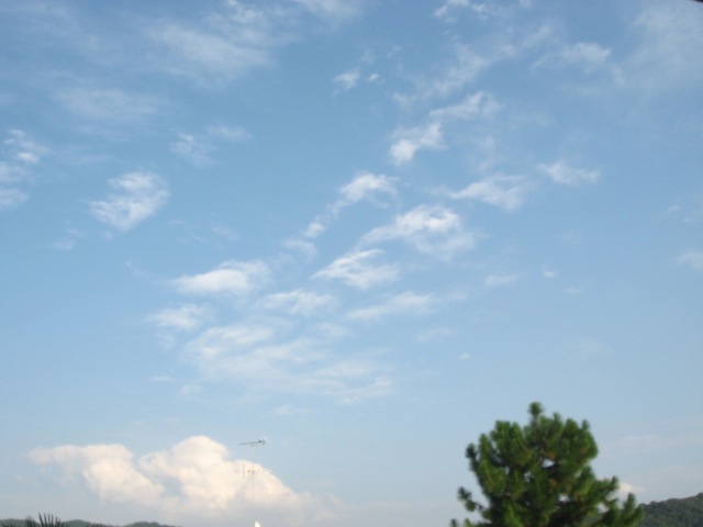 画像: おおむね晴れて