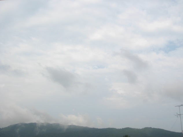 画像: 雲が切れて