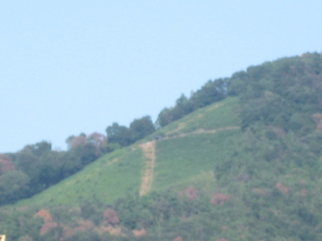 画像: 一面の青空の下。