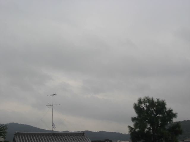 画像: 雨になりました。