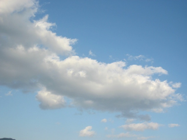 画像: 爽快な空