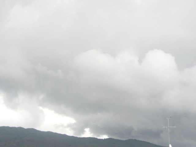 画像: 京都もすごい雲でしたが。。