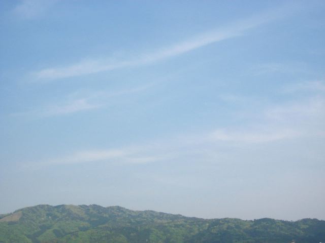 画像: 雲が細かったです。
