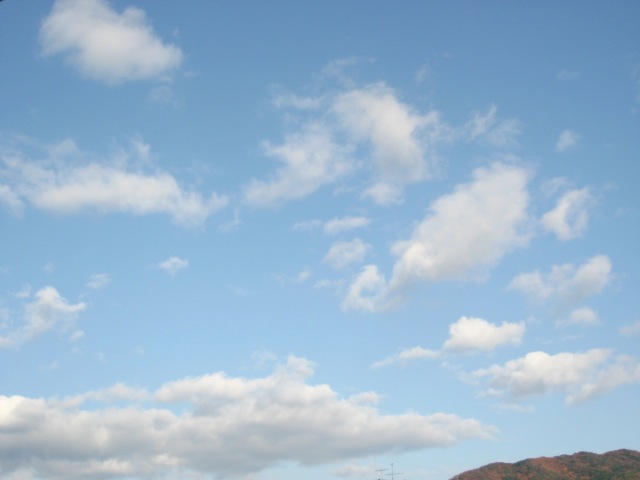 画像: 明るく晴れた空