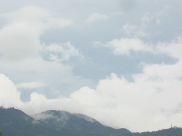 画像: 大雨の少し前。。