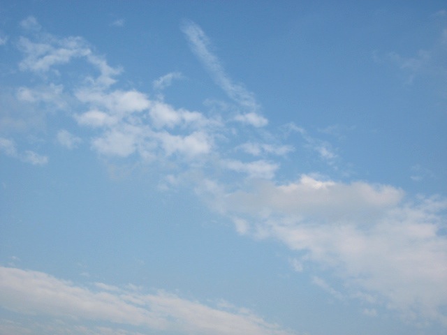 画像: 泡のような雲が集まって