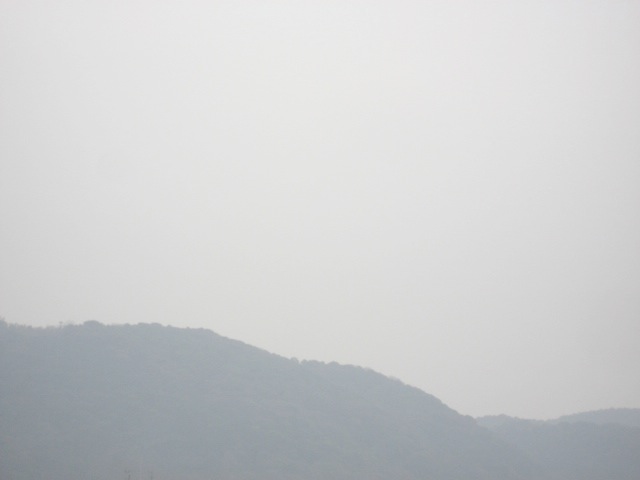画像: 雨なので
