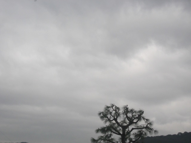 画像: 雨雲モクモク。。